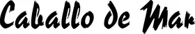 Produktbeispiel Schriftzug - Caballo de Mar