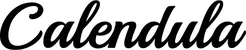 Produktbeispiel Schriftzug - Calendula