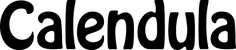 Produktbeispiel Schriftzug - Calendula