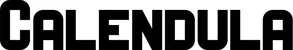 Produktbeispiel Schriftzug - Calendula