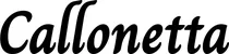Produktbeispiel Schriftzug - Callonetta