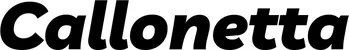 Produktbeispiel Schriftzug - Callonetta