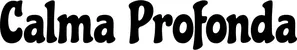 Produktbeispiel Schriftzug - Calma Profonda