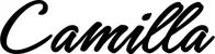 Produktbeispiel Schriftzug - Camilla