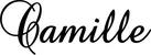 Produktbeispiel Schriftzug - Camille