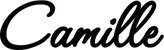 Produktbeispiel Schriftzug - Camille