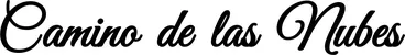 Produktbeispiel Schriftzug - Camino de las Nubes