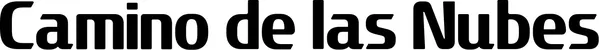 Produktbeispiel Schriftzug - Camino de las Nubes