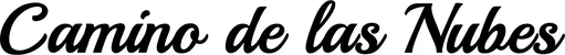 Produktbeispiel Schriftzug - Camino de las Nubes