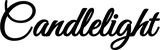 Produktbeispiel Schriftzug - Candlelight