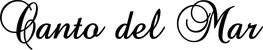 Produktbeispiel Schriftzug - Canto del Mar