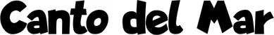 Produktbeispiel Schriftzug - Canto del Mar