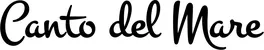 Produktbeispiel Schriftzug - Canto del Mare