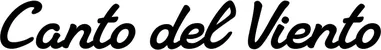 Produktbeispiel Schriftzug - Canto del Viento