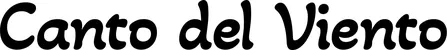 Produktbeispiel Schriftzug - Canto del Viento