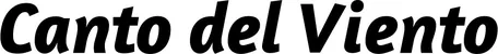 Produktbeispiel Schriftzug - Canto del Viento