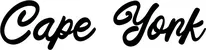Produktbeispiel Schriftzug - Cape York