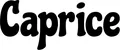 Produktbeispiel Schriftzug - Caprice