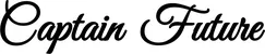 Produktbeispiel Schriftzug - Captain Future
