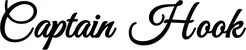 Produktbeispiel Schriftzug - Captain Hook