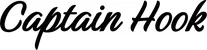 Produktbeispiel Schriftzug - Captain Hook