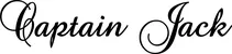 Produktbeispiel Schriftzug - Captain Jack