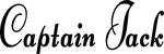 Produktbeispiel Schriftzug - Captain Jack