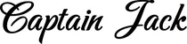 Produktbeispiel Schriftzug - Captain Jack