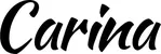 Produktbeispiel Schriftzug - Carina