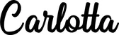 Produktbeispiel Schriftzug - Carlotta