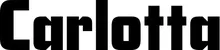 Produktbeispiel Schriftzug - Carlotta