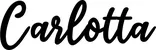 Produktbeispiel Schriftzug - Carlotta