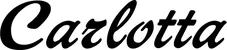 Produktbeispiel Schriftzug - Carlotta