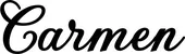 Produktbeispiel Schriftzug - Carmen