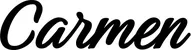 Produktbeispiel Schriftzug - Carmen