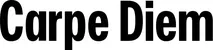Produktbeispiel Schriftzug - Carpe Diem