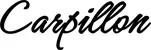 Produktbeispiel Schriftzug - Carpillon