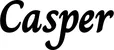 Produktbeispiel Schriftzug - Casper