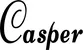 Produktbeispiel Schriftzug - Casper
