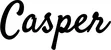 Produktbeispiel Schriftzug - Casper