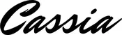 Produktbeispiel Schriftzug - Cassia