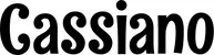 Produktbeispiel Schriftzug - Cassiano