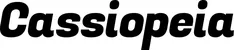 Produktbeispiel Schriftzug - Cassiopeia