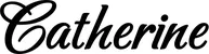 Produktbeispiel Schriftzug - Catherine