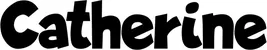 Produktbeispiel Schriftzug - Catherine