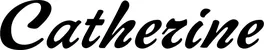 Produktbeispiel Schriftzug - Catherine