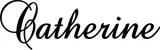 Produktbeispiel Schriftzug - Catherine