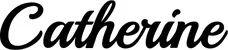 Produktbeispiel Schriftzug - Catherine