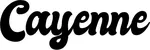 Produktbeispiel Schriftzug - Cayenne