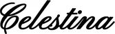 Produktbeispiel Schriftzug - Celestina